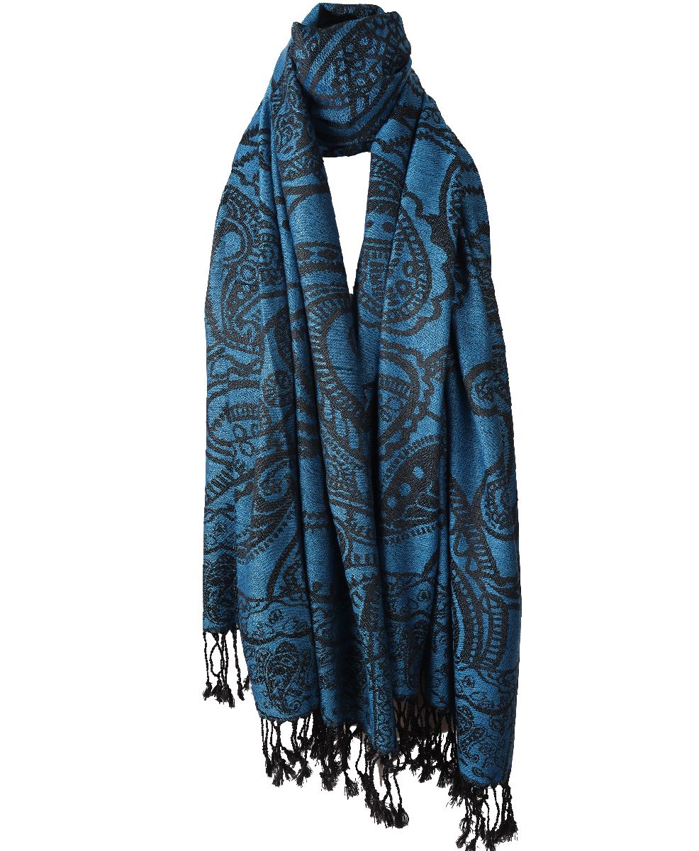 Lizz pashmina sjaal in turquoise